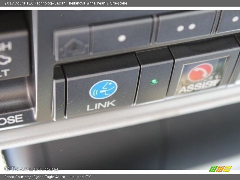 Bellanova White Pearl / Graystone 2017 Acura TLX Technology Sedan