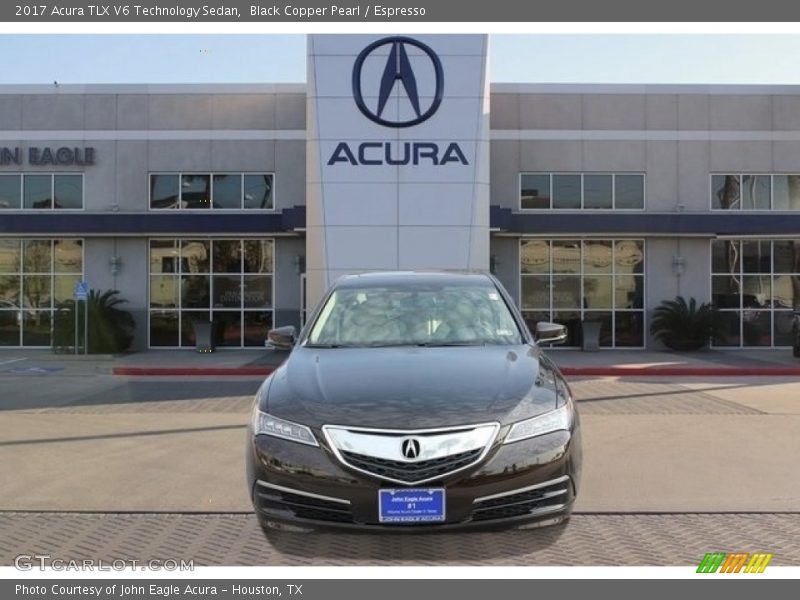 Black Copper Pearl / Espresso 2017 Acura TLX V6 Technology Sedan