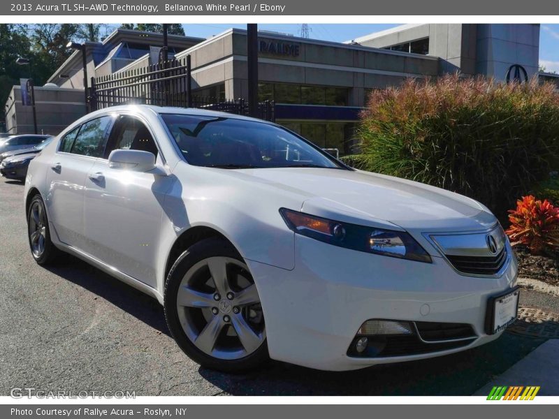 Bellanova White Pearl / Ebony 2013 Acura TL SH-AWD Technology
