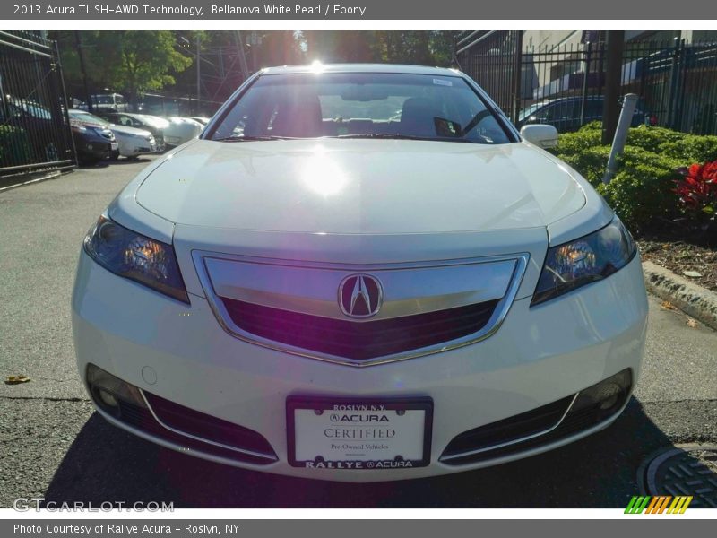 Bellanova White Pearl / Ebony 2013 Acura TL SH-AWD Technology