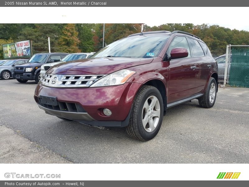 Merlot Metallic / Charcoal 2005 Nissan Murano SL AWD
