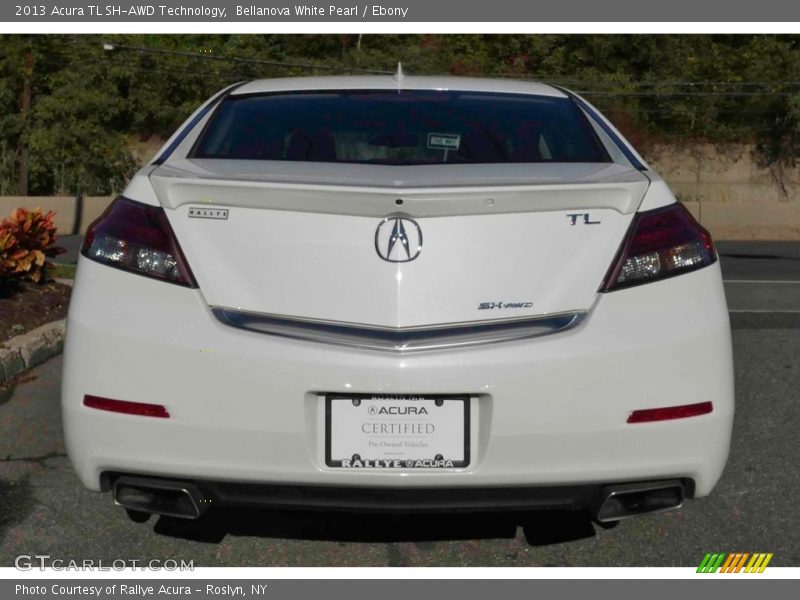 Bellanova White Pearl / Ebony 2013 Acura TL SH-AWD Technology