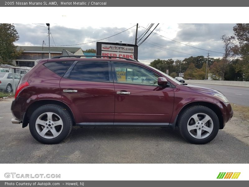 Merlot Metallic / Charcoal 2005 Nissan Murano SL AWD