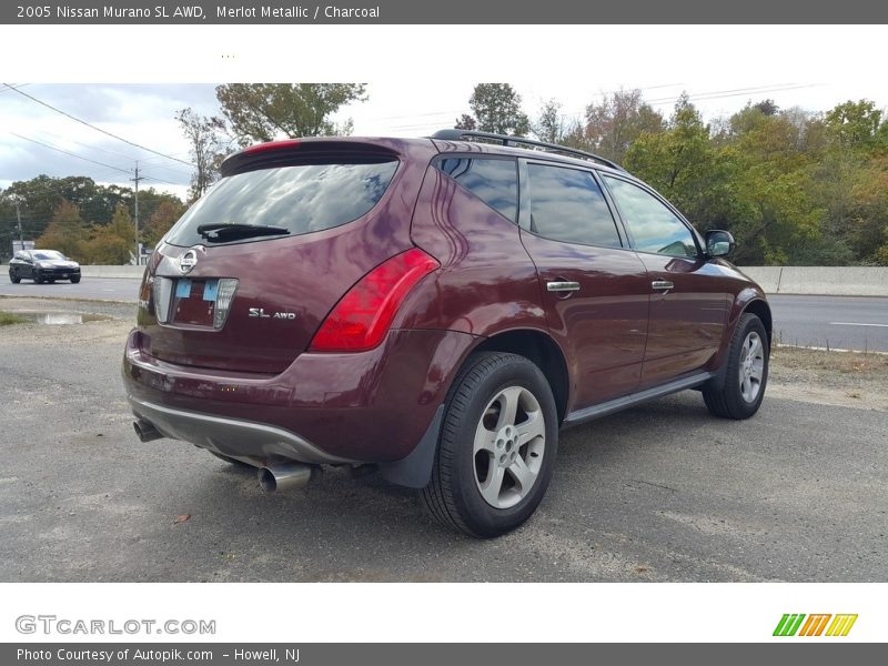 Merlot Metallic / Charcoal 2005 Nissan Murano SL AWD