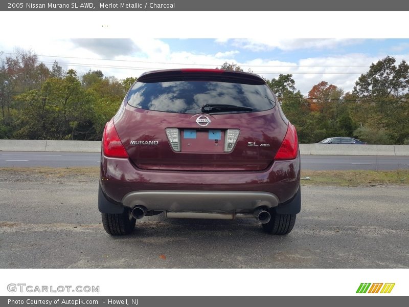 Merlot Metallic / Charcoal 2005 Nissan Murano SL AWD