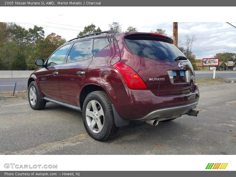 Merlot Metallic / Charcoal 2005 Nissan Murano SL AWD