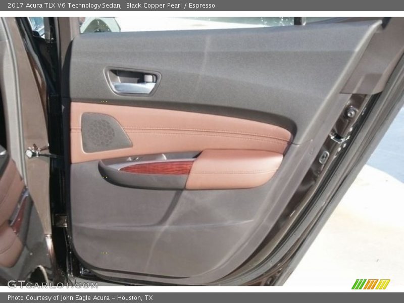Black Copper Pearl / Espresso 2017 Acura TLX V6 Technology Sedan