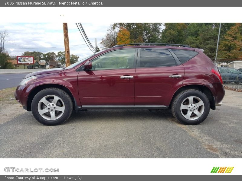 Merlot Metallic / Charcoal 2005 Nissan Murano SL AWD