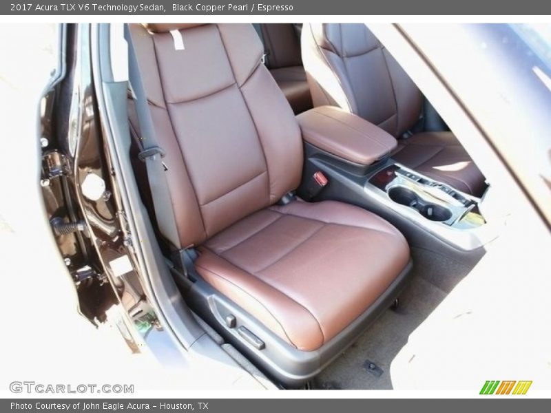 Black Copper Pearl / Espresso 2017 Acura TLX V6 Technology Sedan