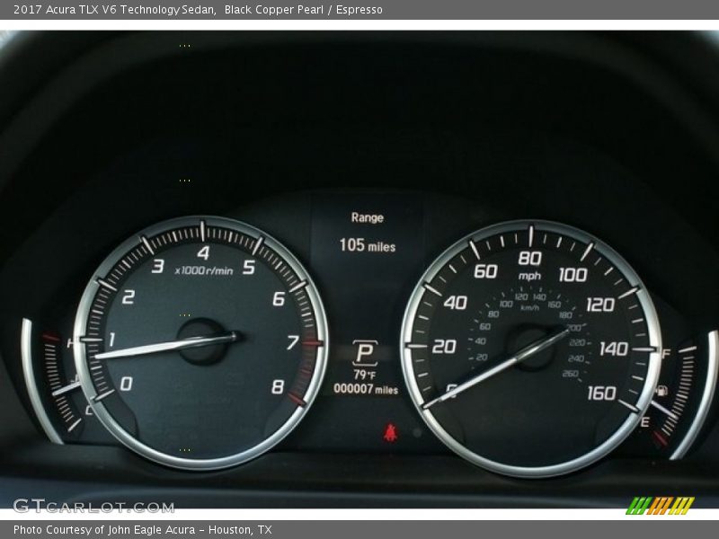 Black Copper Pearl / Espresso 2017 Acura TLX V6 Technology Sedan