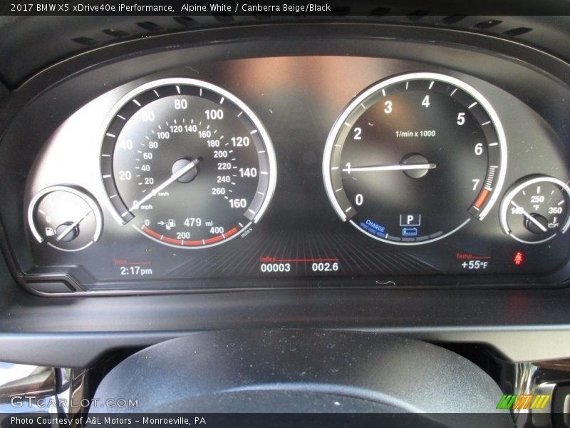  2017 X5 xDrive40e iPerformance xDrive40e iPerformance Gauges