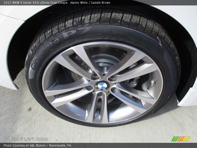 Alpine White / Saddle Brown 2017 BMW 4 Series 430i xDrive Gran Coupe