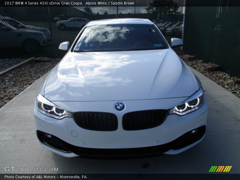 Alpine White / Saddle Brown 2017 BMW 4 Series 430i xDrive Gran Coupe
