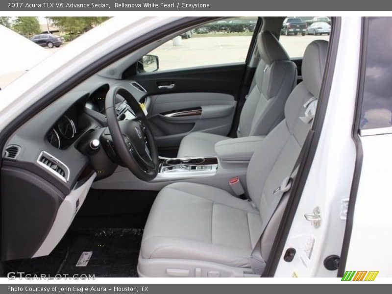  2017 TLX V6 Advance Sedan Graystone Interior