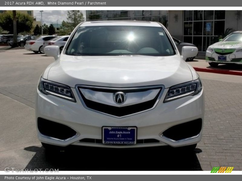 White Diamond Pearl / Parchment 2017 Acura RDX AWD