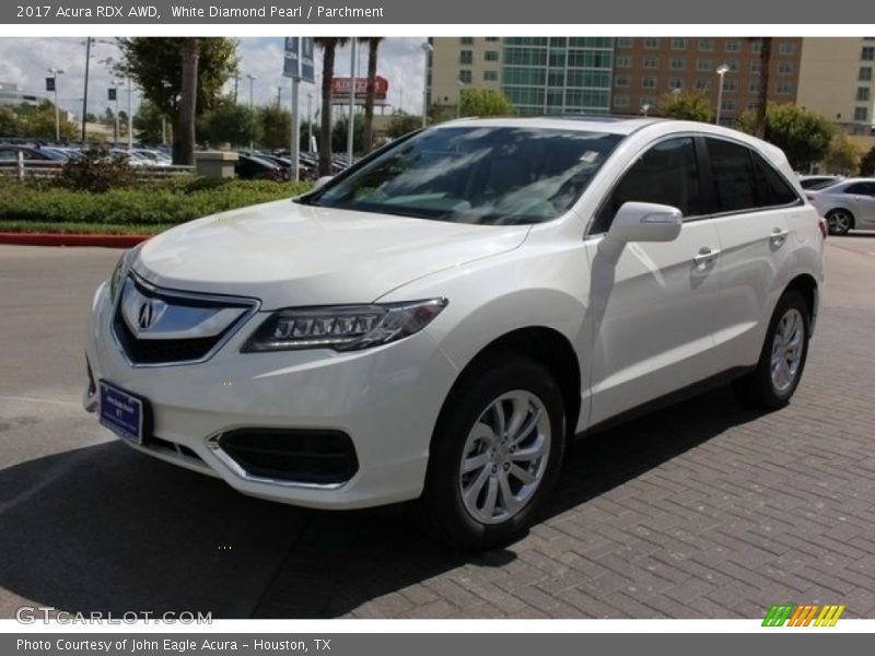 White Diamond Pearl / Parchment 2017 Acura RDX AWD