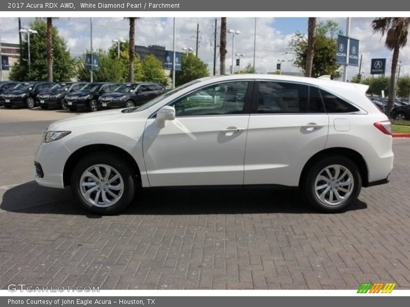 White Diamond Pearl / Parchment 2017 Acura RDX AWD