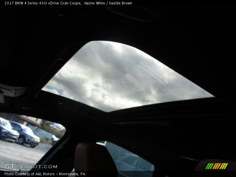 Alpine White / Saddle Brown 2017 BMW 4 Series 430i xDrive Gran Coupe