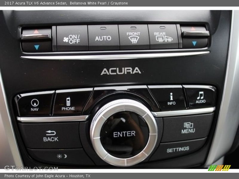 Controls of 2017 TLX V6 Advance Sedan