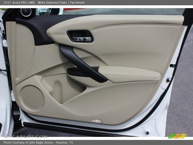White Diamond Pearl / Parchment 2017 Acura RDX AWD