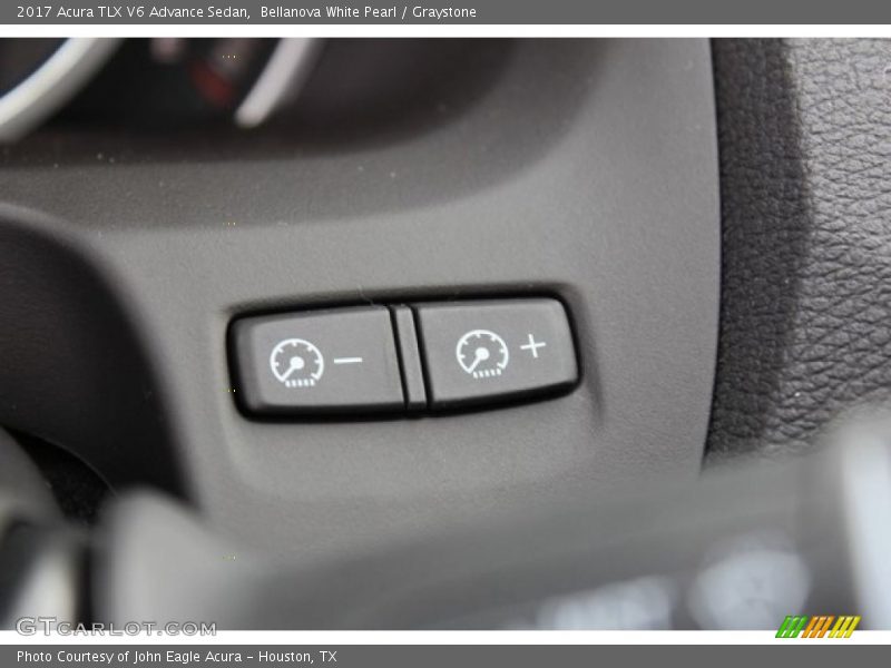 Bellanova White Pearl / Graystone 2017 Acura TLX V6 Advance Sedan