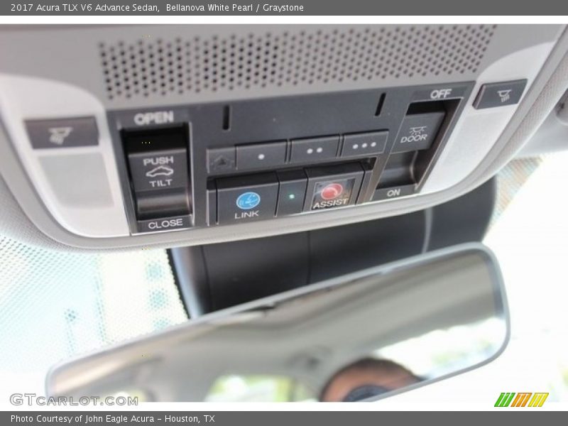 Bellanova White Pearl / Graystone 2017 Acura TLX V6 Advance Sedan