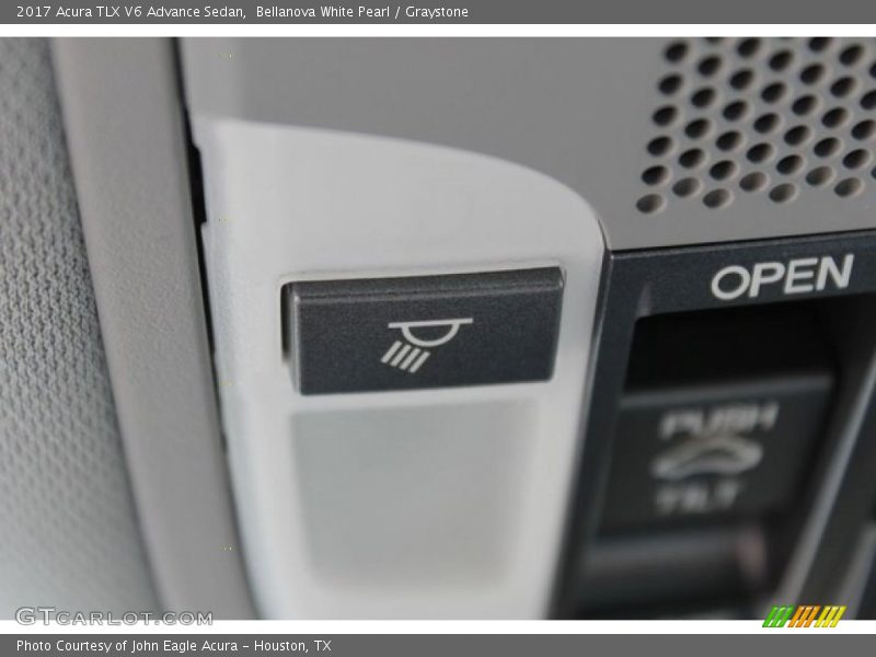 Bellanova White Pearl / Graystone 2017 Acura TLX V6 Advance Sedan