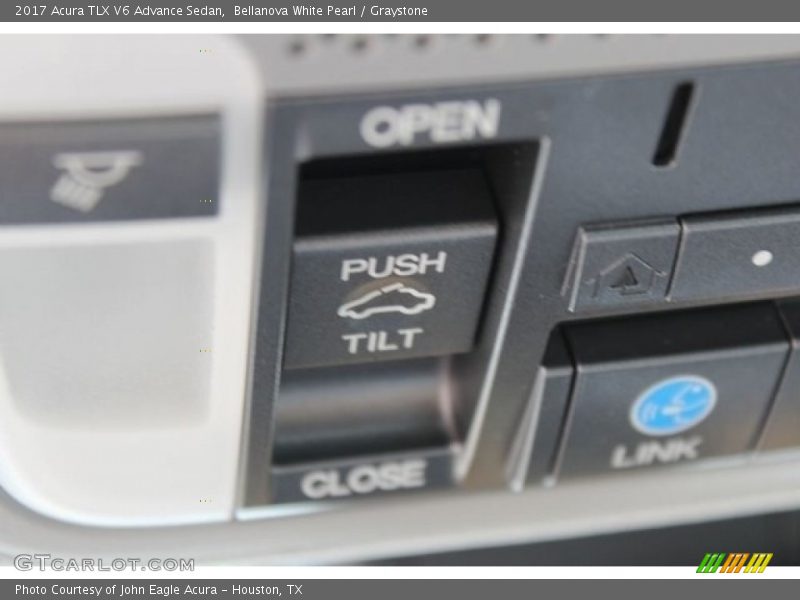 Bellanova White Pearl / Graystone 2017 Acura TLX V6 Advance Sedan