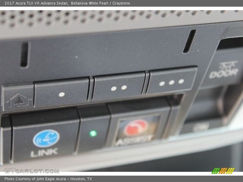 Bellanova White Pearl / Graystone 2017 Acura TLX V6 Advance Sedan