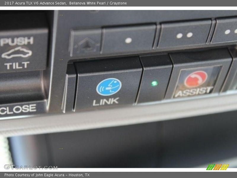 Bellanova White Pearl / Graystone 2017 Acura TLX V6 Advance Sedan