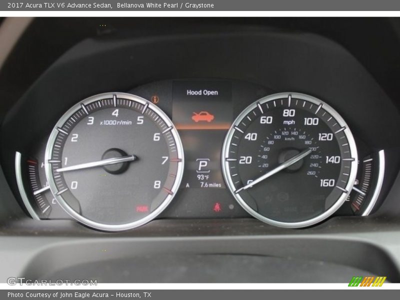 Bellanova White Pearl / Graystone 2017 Acura TLX V6 Advance Sedan