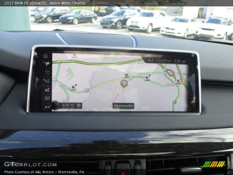 Navigation of 2017 X5 xDrive35i