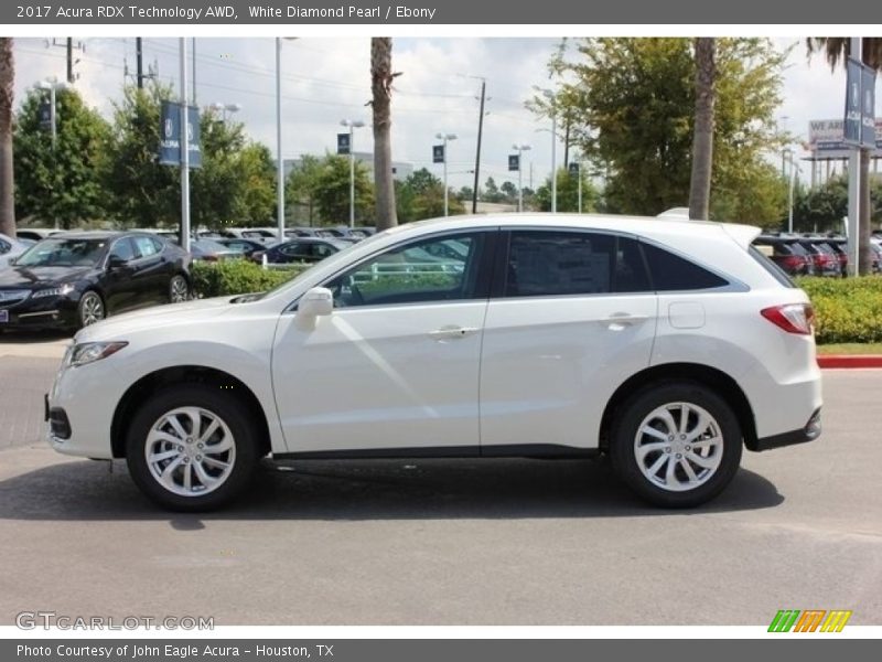 White Diamond Pearl / Ebony 2017 Acura RDX Technology AWD