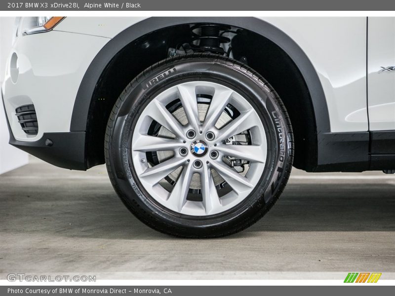 Alpine White / Black 2017 BMW X3 xDrive28i