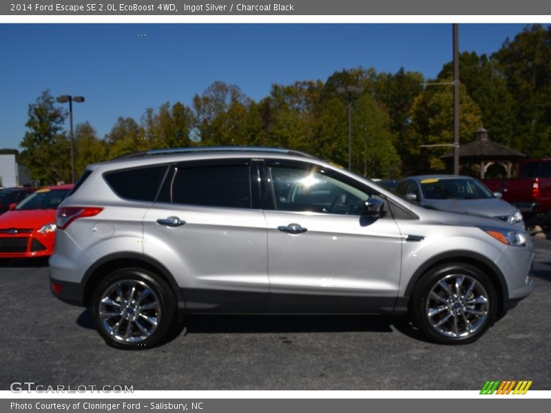 Ingot Silver / Charcoal Black 2014 Ford Escape SE 2.0L EcoBoost 4WD