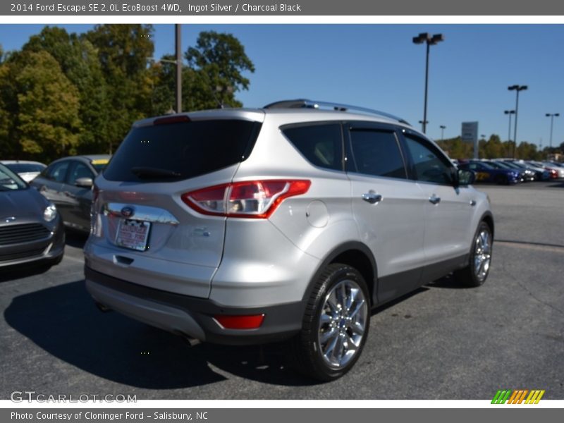 Ingot Silver / Charcoal Black 2014 Ford Escape SE 2.0L EcoBoost 4WD
