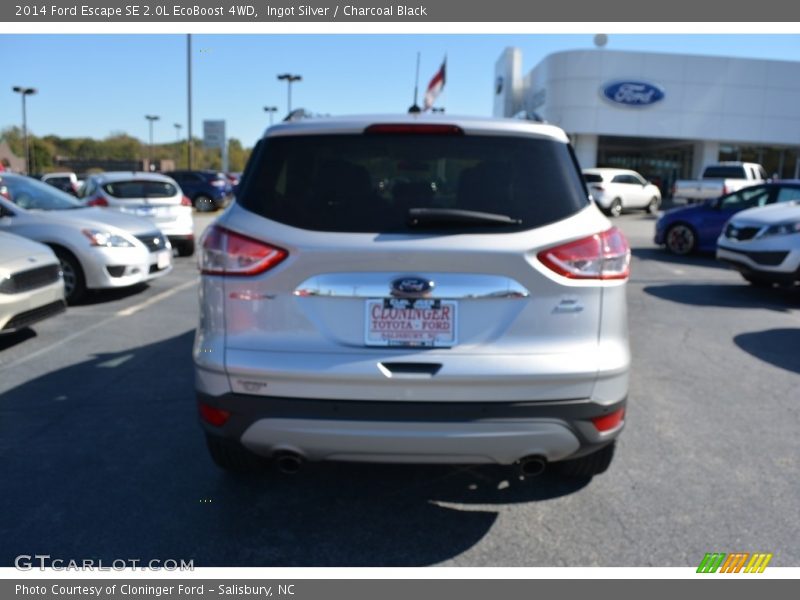 Ingot Silver / Charcoal Black 2014 Ford Escape SE 2.0L EcoBoost 4WD