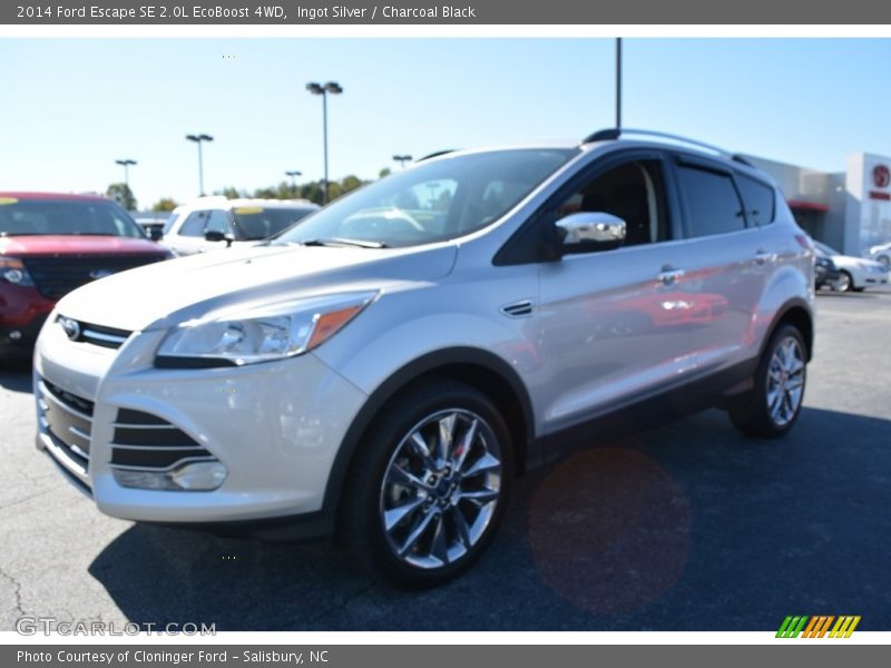 Ingot Silver / Charcoal Black 2014 Ford Escape SE 2.0L EcoBoost 4WD