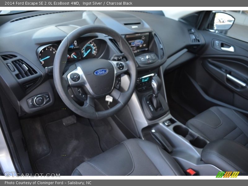 Ingot Silver / Charcoal Black 2014 Ford Escape SE 2.0L EcoBoost 4WD