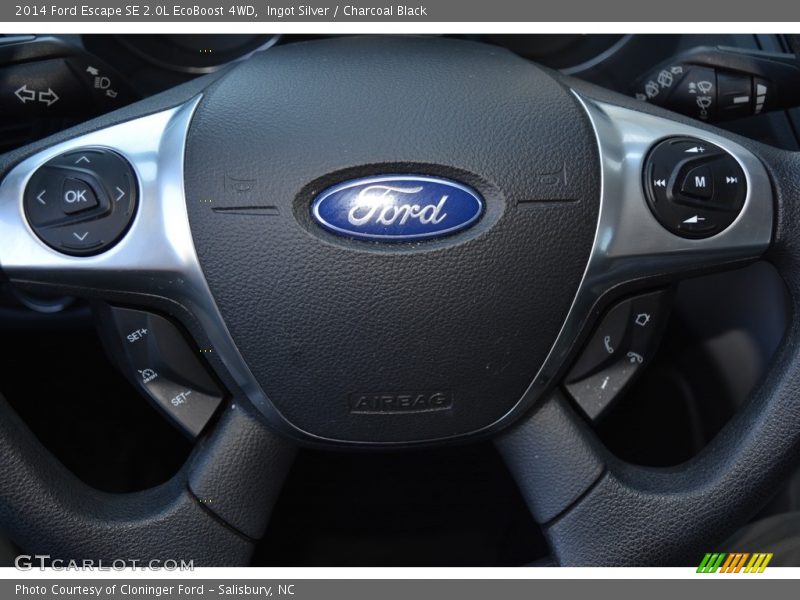 Ingot Silver / Charcoal Black 2014 Ford Escape SE 2.0L EcoBoost 4WD