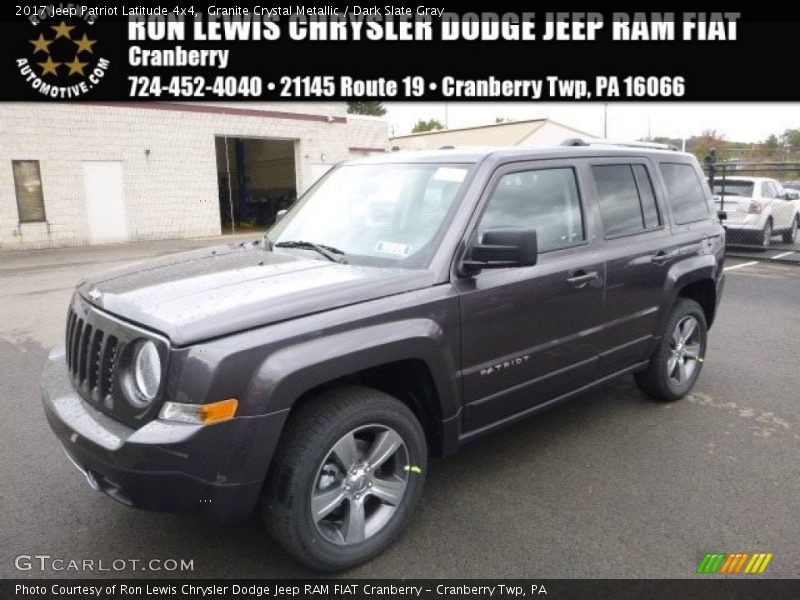 Granite Crystal Metallic / Dark Slate Gray 2017 Jeep Patriot Latitude 4x4