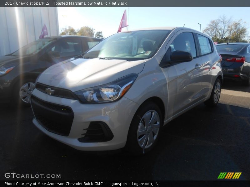 Toasted Marshmallow Metallic / Jet Black 2017 Chevrolet Spark LS