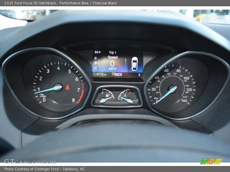Performance Blue / Charcoal Black 2015 Ford Focus SE Hatchback