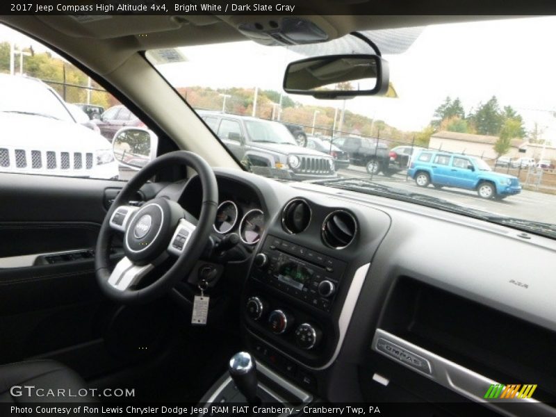 Dashboard of 2017 Compass High Altitude 4x4