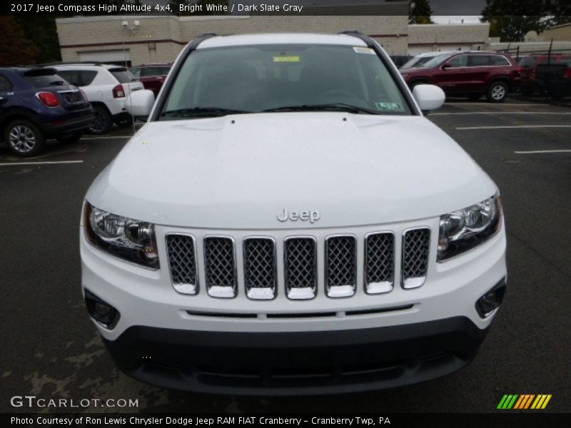 Bright White / Dark Slate Gray 2017 Jeep Compass High Altitude 4x4