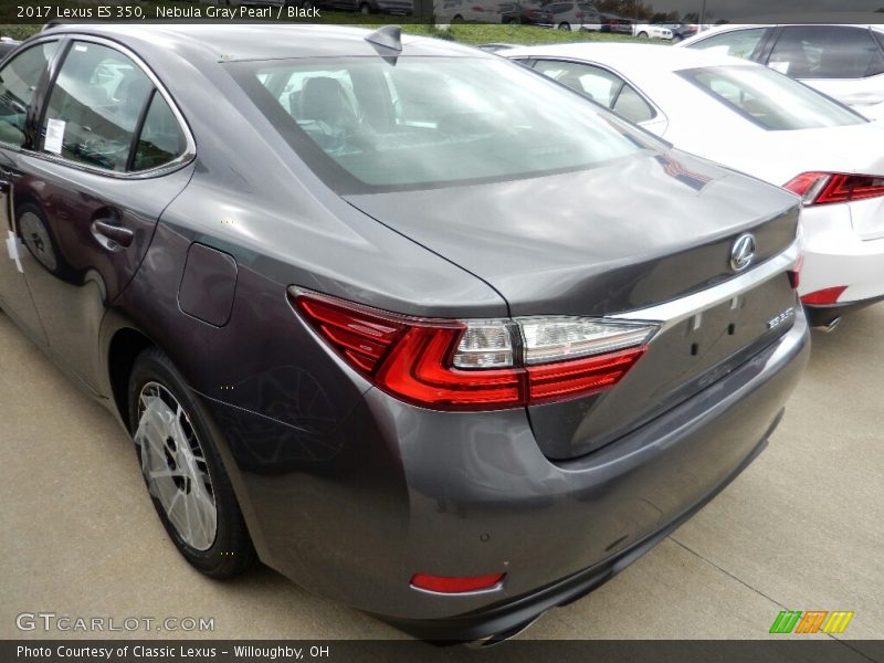Nebula Gray Pearl / Black 2017 Lexus ES 350