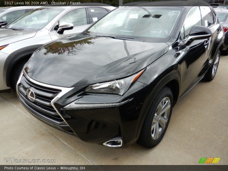 Obsidian / Flaxen 2017 Lexus NX 200t AWD
