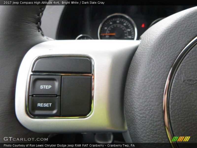 Controls of 2017 Compass High Altitude 4x4