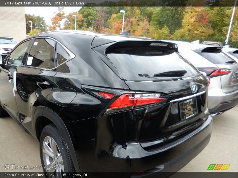 Obsidian / Flaxen 2017 Lexus NX 200t AWD
