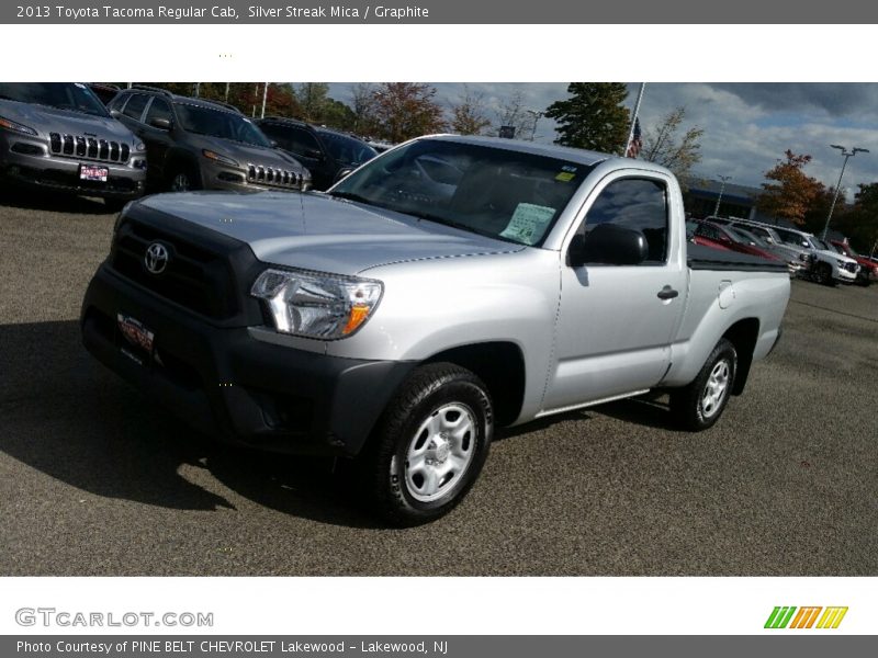 Silver Streak Mica / Graphite 2013 Toyota Tacoma Regular Cab